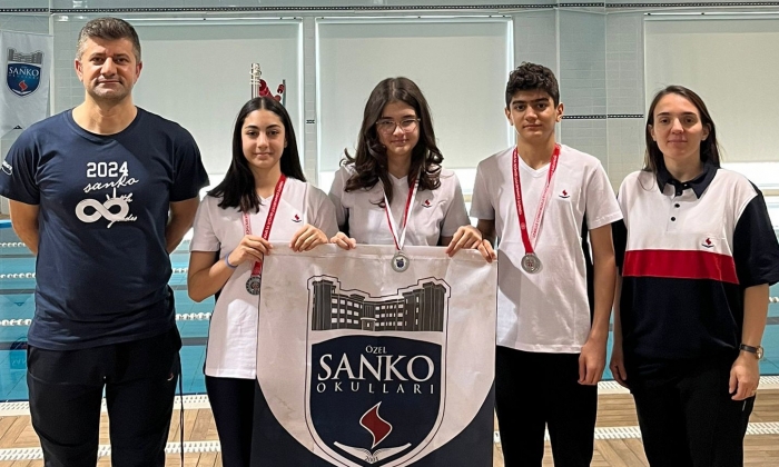 SANKO Okulları yüzmede bölge şampiyonu oldu