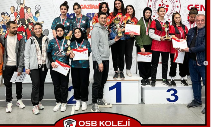 OSB Koleji il birincisi oldu!