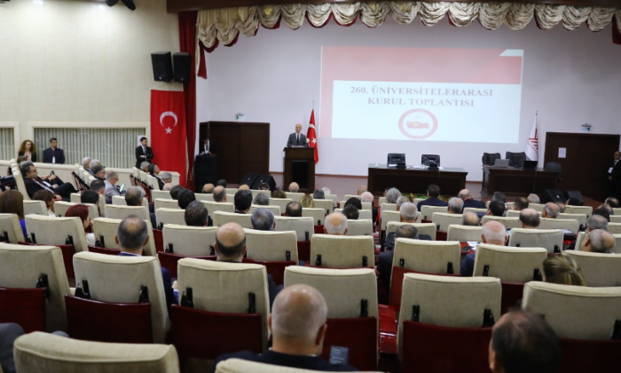 260. Üniversitelerarası Kurul Toplantısı Yükseköğretim Kurulunda gerçekleştirildi