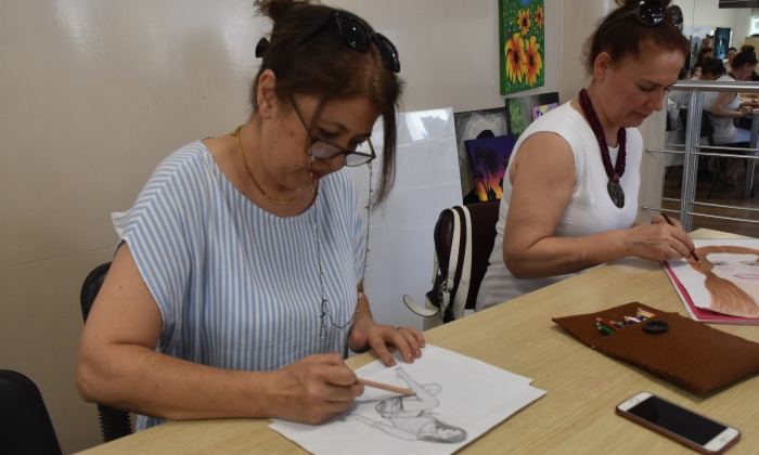 Resim kurslarına yoğun ilgi