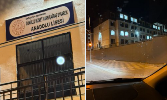 Vatandaşlar okula tepki gösterdi