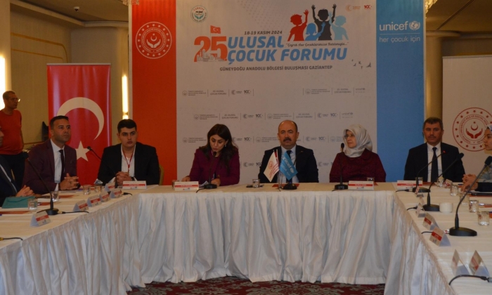 25. Ulusal Çocuk Forumu Gaziantep’te başladı