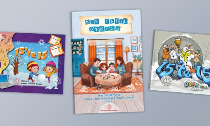Yarıyıl tatili için eğlenceli ve öğretici etkinlik kitapları yayımlandı
