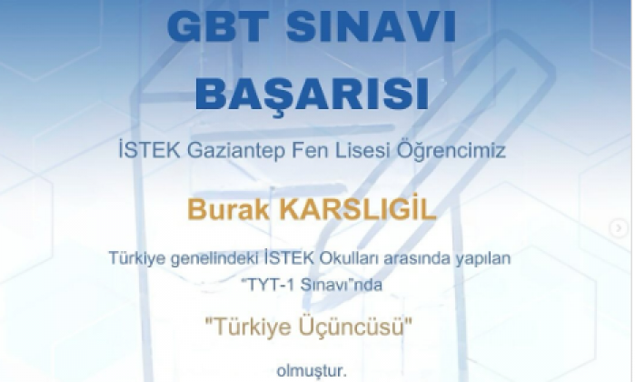 İSTEK Gaziantep Okulları’ndan Büyük Başarı
