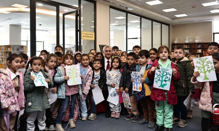 Şahinbey Millet Kütüphanesi’ne öğrenciler yoğun ilgi gösteriyor