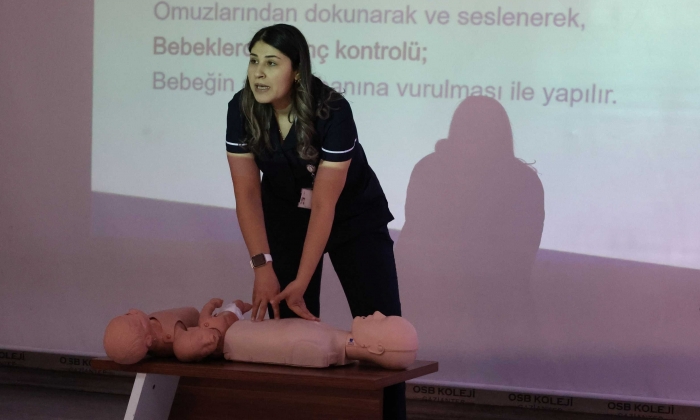 OSB Koleji Öğrencilerine İlk Yardım Eğitimi