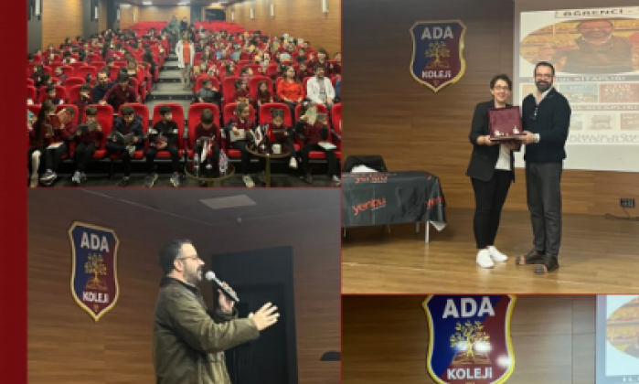 Yazar Anıl Basılı, Ada Koleji öğrencileri ile buluştu