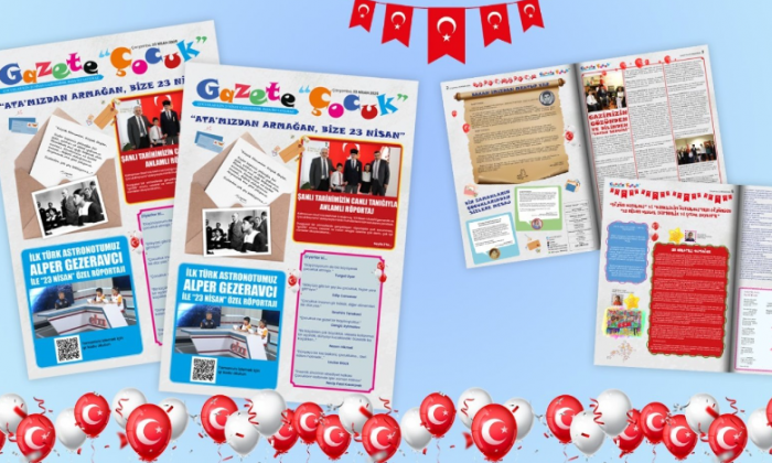 23 Nisan'a Özel Hazırlanan "Gazete Çocuk", 2. Sayısıyla Yayında
