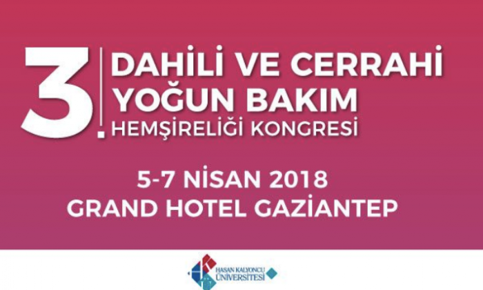 HKÜ Dâhili ve Cerrahi Yoğun Bakım Hemşireliği Kongresi düzenliyor