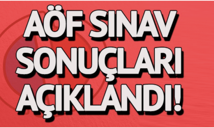 2018 AÖF sonuçları açıklandı