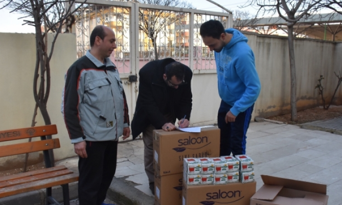 Büyükşehir okullara hijyen desteği veriyor