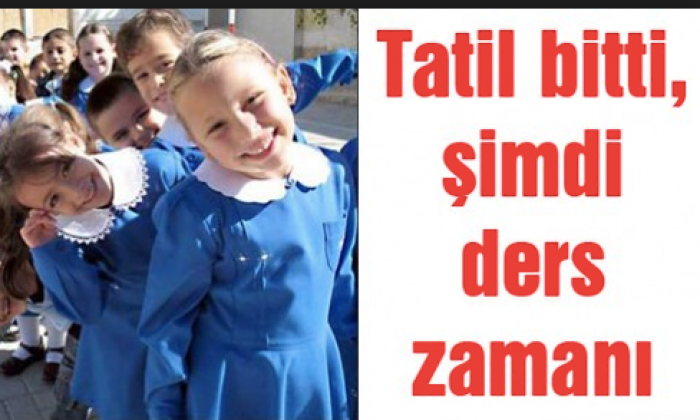 2 haftalık yarı yıl tatili bitti