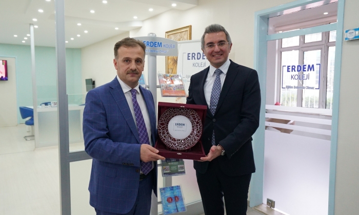 Özel Eğitim Kurumları Genel Müdürü Kemal Şamlıoğlu Erdem Koleji'nde