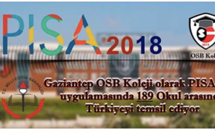 OSB Koleji PISA'da Türkiye'yi temsil edecek