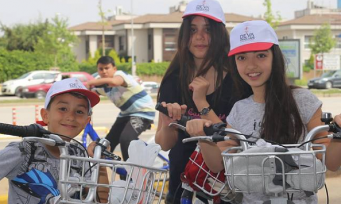 Özel Deva Okulları'nda bisiklet şenliği yapıldı