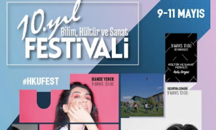 HKÜFEST 10. Yıl Bilim, Kültür ve Sanat Festivali Başlıyor