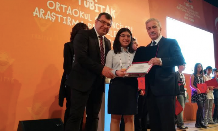 SANKOLU öğrenci Türkiye birincisi oldu