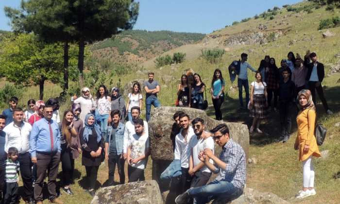 GAÜN ÖĞRENCİLERİ ARKEOLOJİK GEZİYE KATILDI