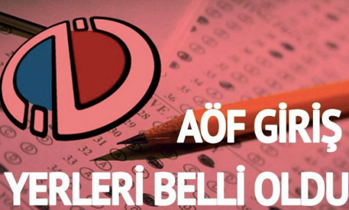 ÖF üç ders sınav yerleri açıklandı