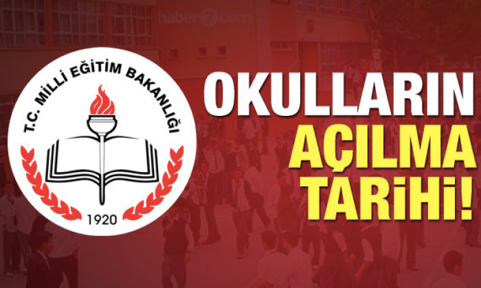 MEB, 2018 - 2019 Okulların ne zaman açılacağını belirledi!