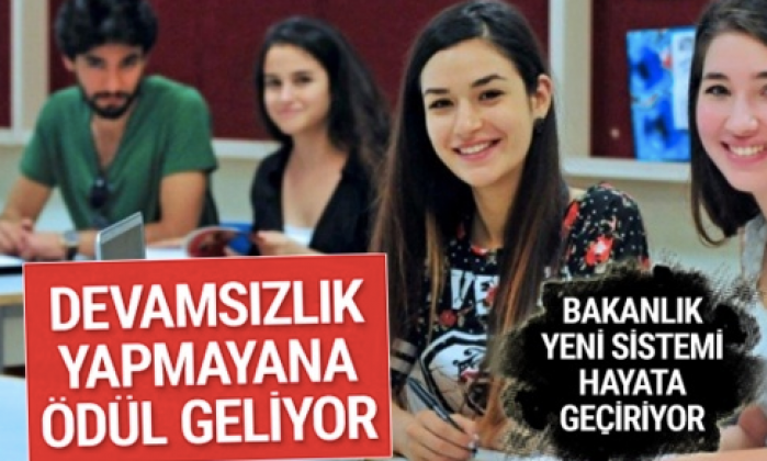 Devamsızlık yapmayan öğrenci ödüllendirilecek