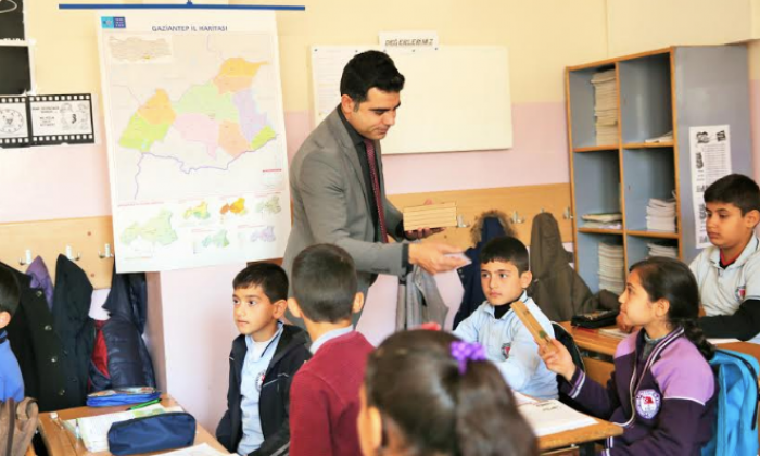 İlkokul öğrencilerine çevre bilinci veriliyor