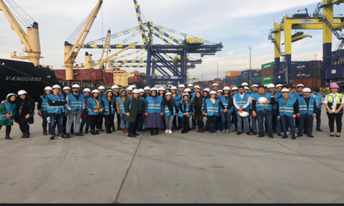 GAÜN öğrencilerinden İskenderun LimakPort limanına ziyaret