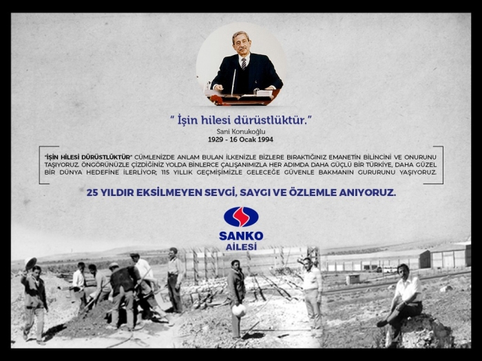 Sani Konukoğlu'nu Saygıyla Anıyoruz...