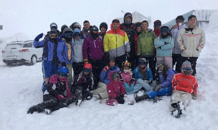 Seçkin Koleji öğrencileri kayak kampında