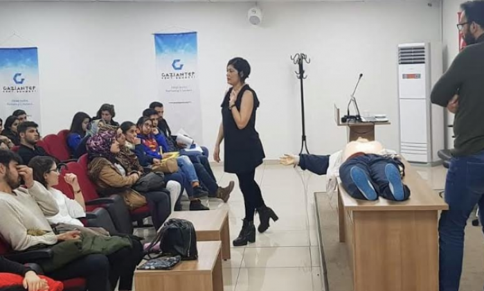 SANKO Üniversitesi'nde ilk yardım eğitimi