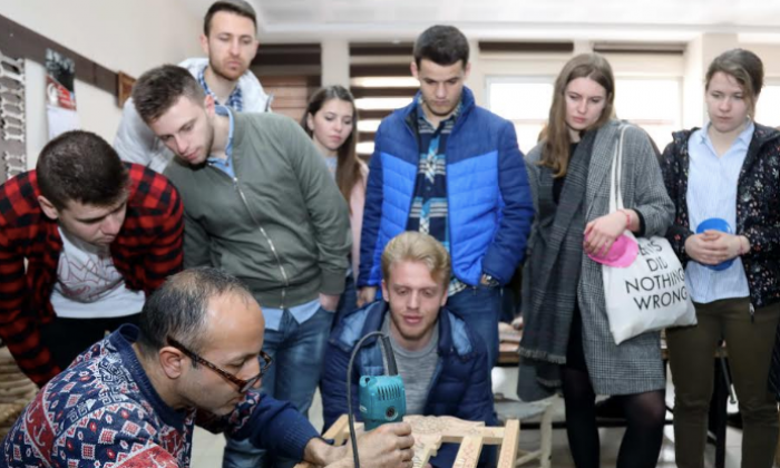 Yabancı öğrenciler GAÜN'e hayran kaldılar