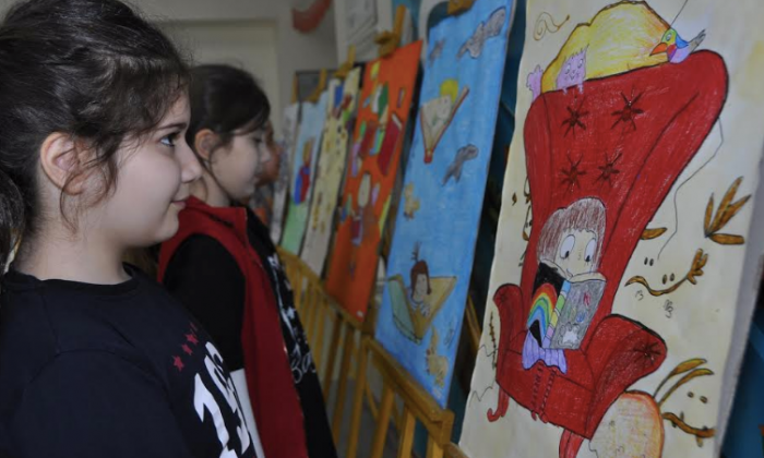 GKV’liler Kitap Sevgisini Resimlere Yansıttı