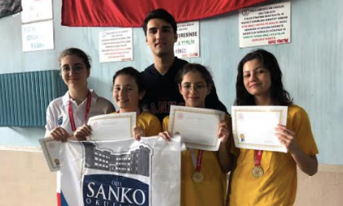 SANKO OKULLARI YÜZME İL ŞAMPİYONU