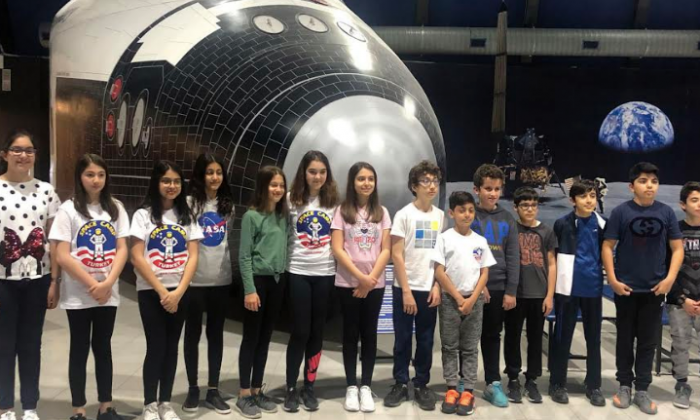 SANKO Okulları öğrencileri uzay kampında