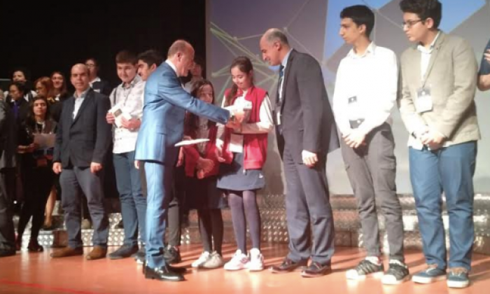 SANKO Ortaokulunun projesi Türkiye birincisi oldu