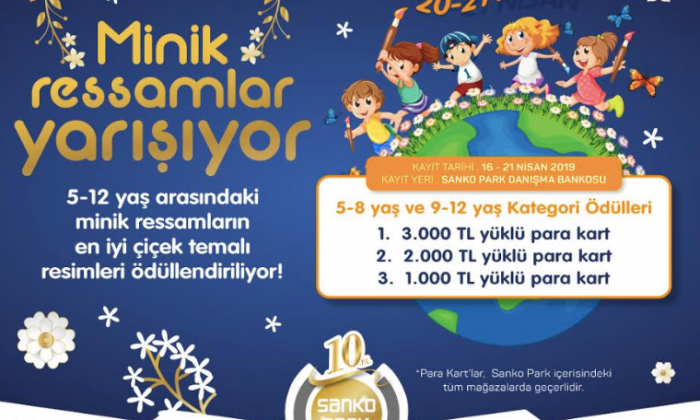 SANKO Park'tan ödüllü resim yarışması