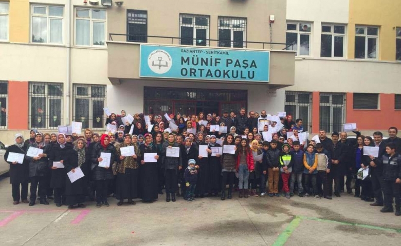 Gaziantep'in şampiyonları bu sınavda yarıştı