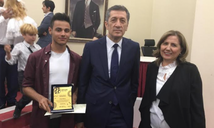 SANKO'lu öğrenci Yusuf Katırcı Türkiye üçüncüsü oldu