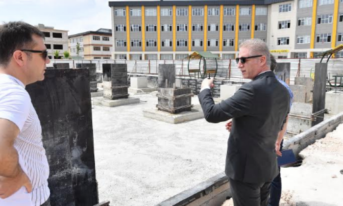 Vali Gül eğitim yatırımlarını yerinde inceledi