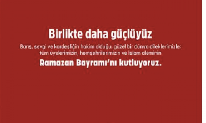 GSO Ramazan Bayramınızı kutlar...