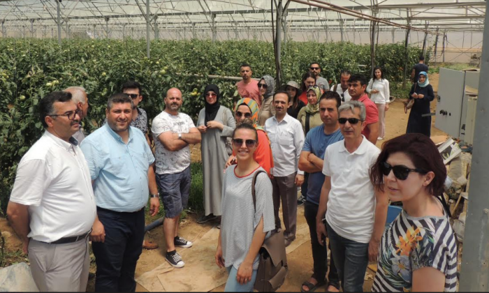 GÜSEM organik tarım kursiyerlerinden İslahiye MYO’ya ziyaret