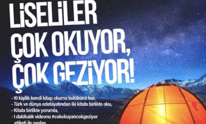 Liseliler çok okuyor çok geziyor