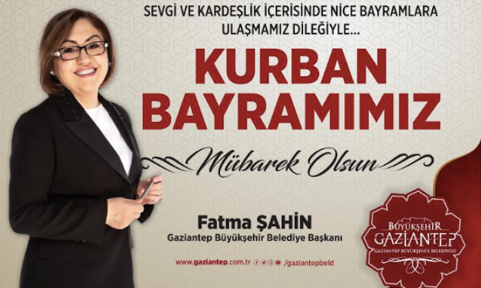 Fatma Şahin'den kurban bayramı mesajı