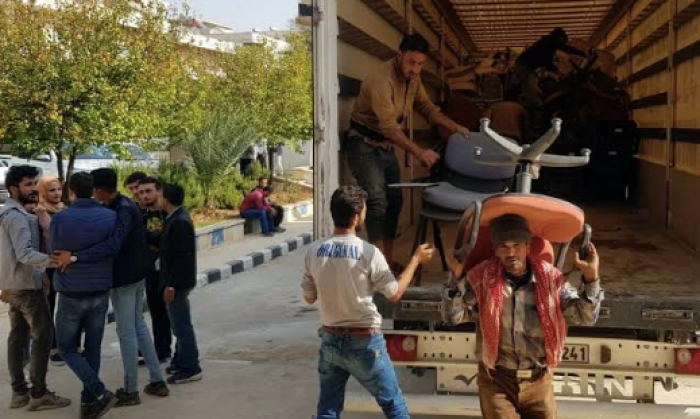 GAÜN’den  Afrin’e bir TIR eğitim malzemesi