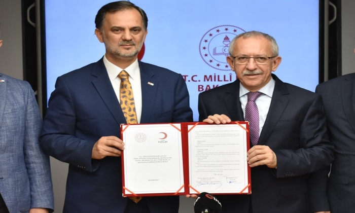 Özel yetenekli öğrenciler için Türk Kızılayı ile iş birliği