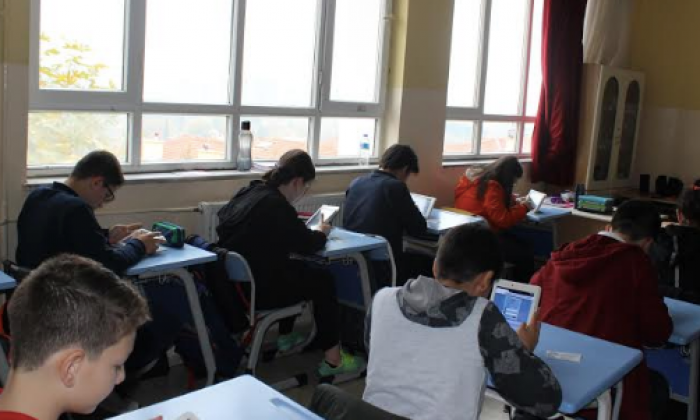 Seçkin Koleji'nde Online Pqs Testing sınavı
