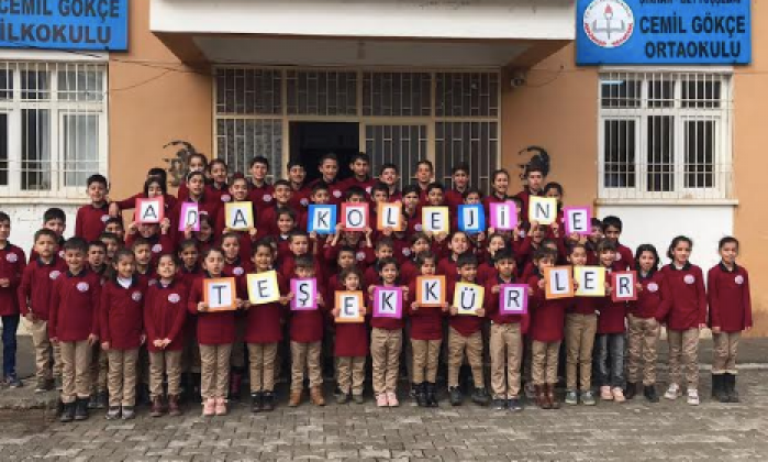 Miniklerden Ada Koleji’ne teşekkür