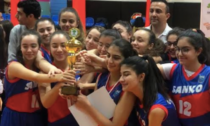 SANKO Okulları kurtuluş kupası basketbol şampiyonu