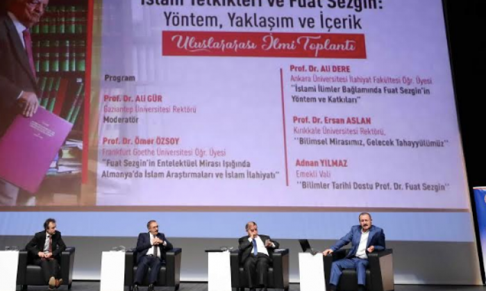 GAÜN’de Prof. Dr. Fuat Sezgin etkinliği