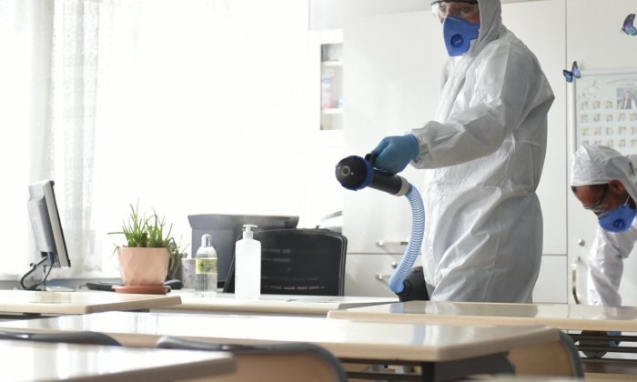 Okullarda coronovirüs temizliği